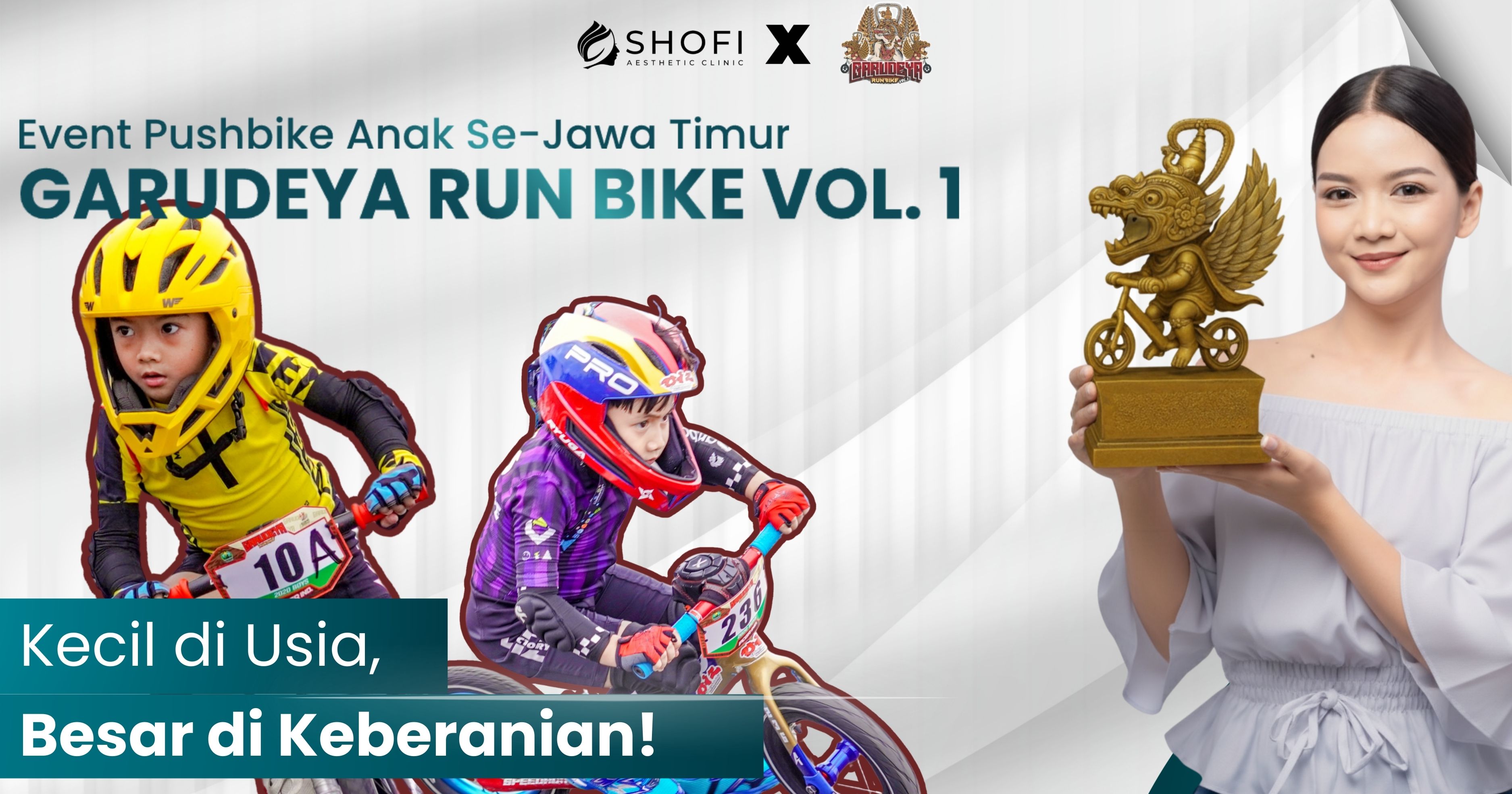 Garudeya RunBike x Shofi Aesthetic Clinic : Kids Active, Parents Self-Care